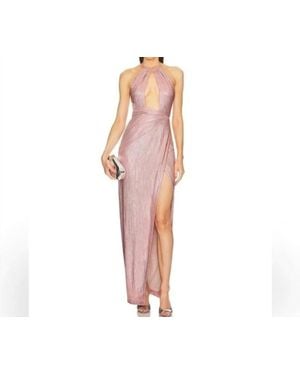 Michael Costello Kiara Gown - Pink