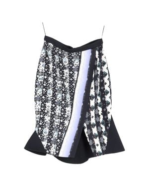 Peter Pilotto Printed Mini Trumpet Skirt - Blue
