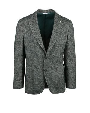 Manuel Ritz Mixed Fibers Jacket - Gray