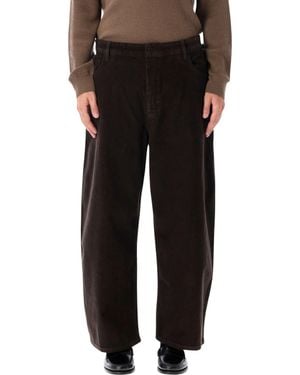 Studio Nicholson Wide-Leg Corduroy Pants - Black