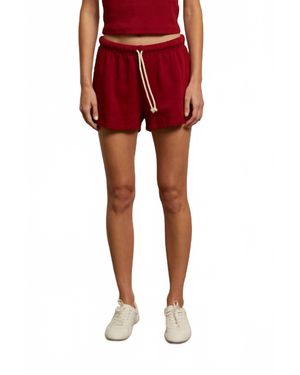 PERFECTWHITETEE Layla Terry Shorts - Red