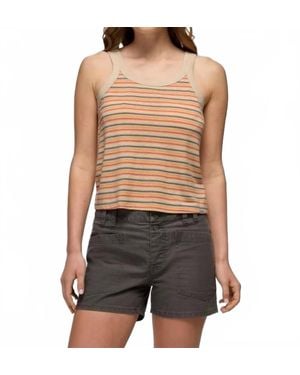 Prana Cozy Up Scoop Tank Top - Black