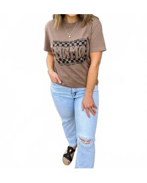 Scripted Pearl Mama Motherhood Kingdom Work Tee - Blue