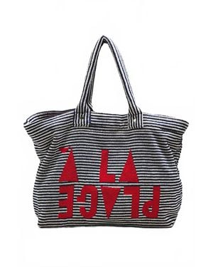 Clare V. La Plage Tote Bag - Red