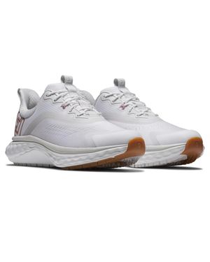 Footjoy Quantum 56990 Sneakers Spikeless Golf Shoes Liq1802 - White