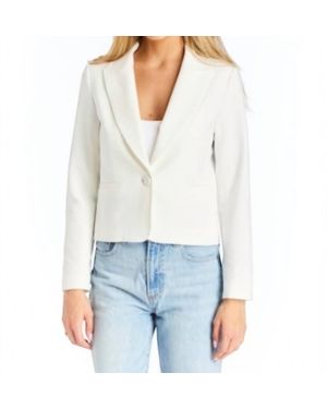 Drew Milo Blazer - White