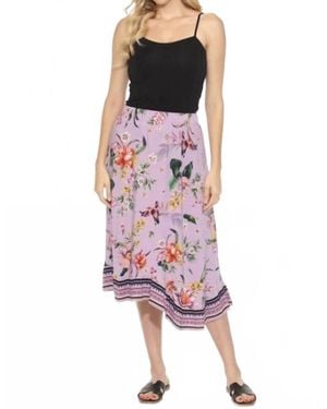 Johnny Was Janie Favorite Asymmetric Skirt - Pink