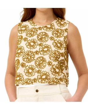 Marie Oliver Davis Cropped Top - Metallic