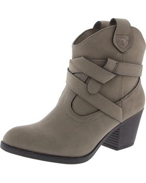 Rocket Dog Strappy Ankle Boots - Brown