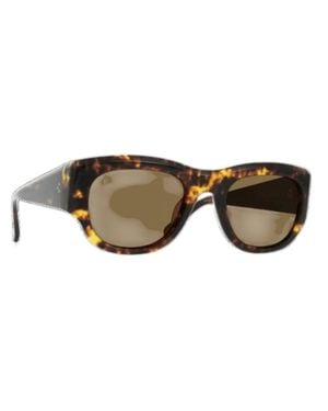 Raen Lonso Round Sunglasses - Brown