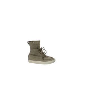 Common Projects Tournament Shearling High-Top Sneakers - Black