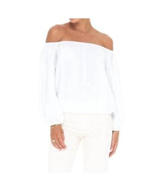 Sole Tulum Off The Shoulder Top - White