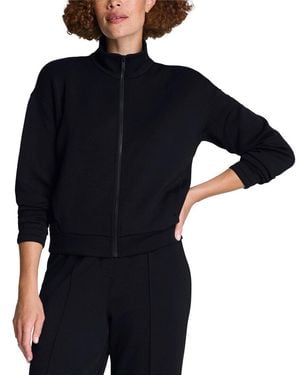 Spanx Brushed Full Zip Jacket - Black