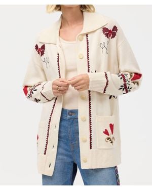 Johnny Was Raelynn Cozy Cardigan - Natural