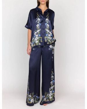CHRISTY LYNN Jade Wide Leg Pants - Blue