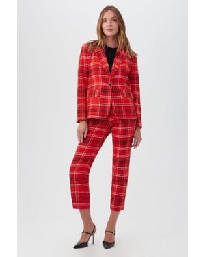 Trina Turk Habanero Blazer - Red
