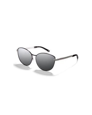 Brighton Interlok Woven Sunglasses - Black