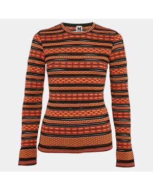 Missoni Patterned Knit Top - Brown