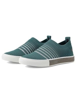 Bernie Mev Iris Sneaker Round Toe Slip-On Shoes Zap1006 - Blue