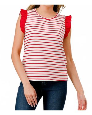 Pixi + Ivy Find A Spot Top - Red