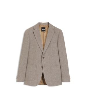 BOSS Slim-Fit Blazer - Brown