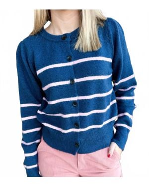 Compañía Fantástica Striped Cardigan - Blue