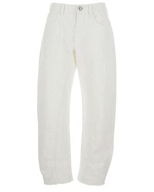 Jil Sander Organic Cotton Denim Jeans - White
