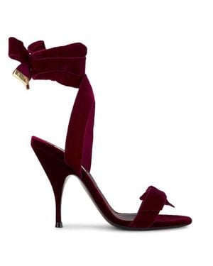 Bally Anitta 105 Bow-Detail Sandals, Brand Size 40 Us - Red