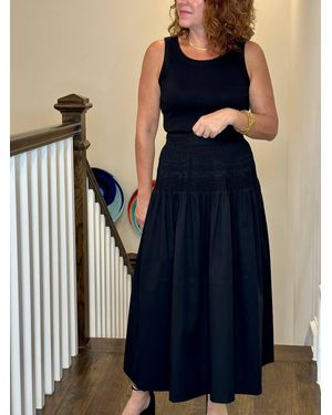 LOVE Binetti Long Noemi Skirt - Blue