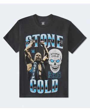 Aéropostale Wwe Stone Cold Relaxed Graphic Tee - Black