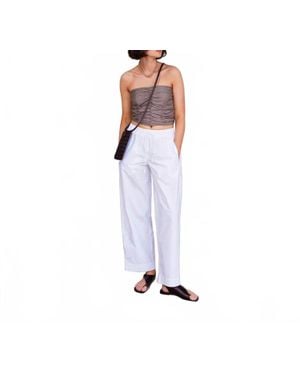 Yerse Draped Camisole Top - Blue