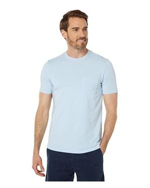 Benson T-Shirt Cotton Blend Relaxed Fit Short Sleeve Beach Jdm946 - Blue
