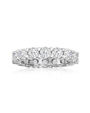 Ross-Simons Cz Eternity Band - White