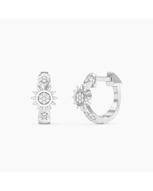 ELLA STEIN Star Of The Show Huggie Earrings - Metallic