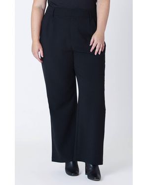 Dex Wide Leg Trouser - Black