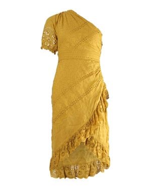 Ulla Johnson Gwyneth Single Sleeve Dress - Yellow