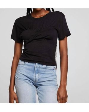 Chaser Brand Model Round Tee Top - Black