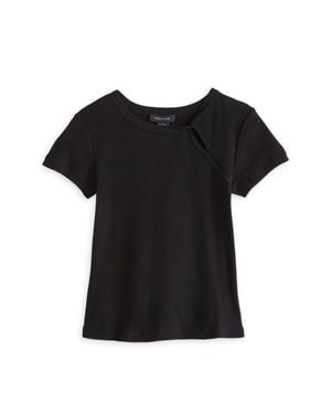 Sanctuary Cut Out T-Shirt - Black