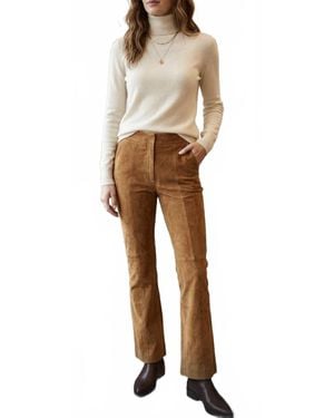 Stouls Gege Suede Coyotte Pants - Multicolor