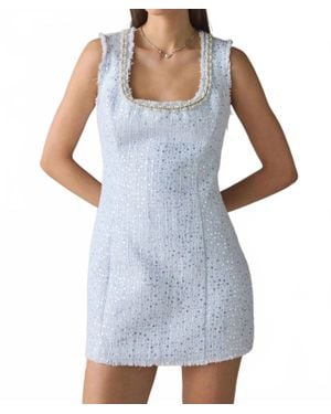 LoveShackFancy Adelaine Dress - Blue