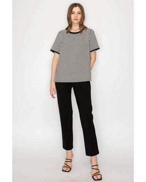 Joh Paul Pointe Knit Pants - White