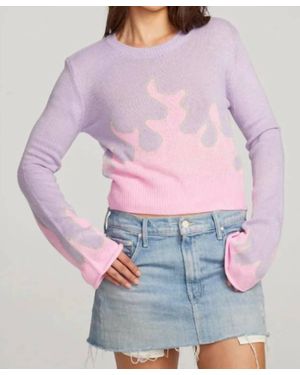Chaser Brand Flame Sweater - Gray