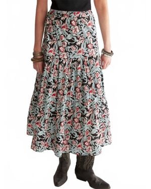 MAISON HOTEL Nerea Floral Wrap Skirt - Multicolor