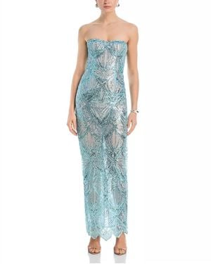 Bronx and Banco Giselle Maxi Dress - Blue