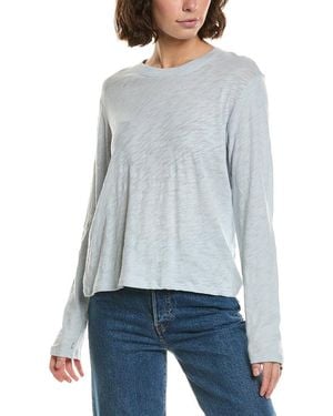 ATM V-Neck Slub T-Shirt - Blue