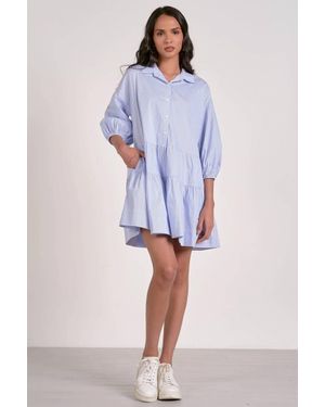 Elan Chia Mini Dress - Blue