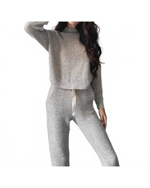 LBLC The Label Megan Cozy Sweater - Gray