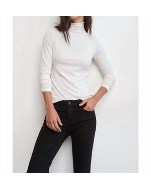 Velvet By Graham & Spencer Talisia Gauzy Whisper Classics Top - White