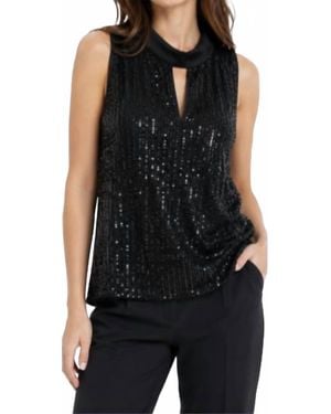 Drew Dream Sequin Tank - Black
