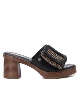 Xti Fashion Heeled Sandals Refresh By - Black